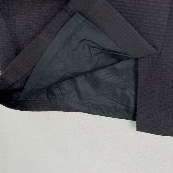 J McLaughlin Skirt Womens 10 Black Pencil Textured Minimal Career Capsule Work - Picture 8 of 14